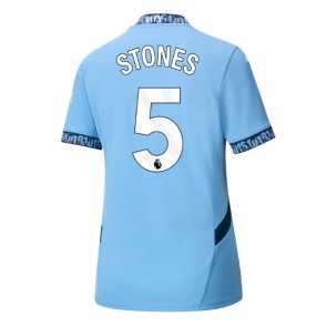 Manchester City John Stones #5 Domaci Dres za Ženska 2024-25 Kratak Rukavima